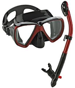 Aqua Lung Sport Win Purge Mask Ultra Dry Snorkel Set