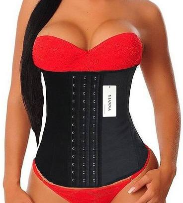 YIANNA Women's Latex Sport Girdle Waist Training Corset Waist Shaper